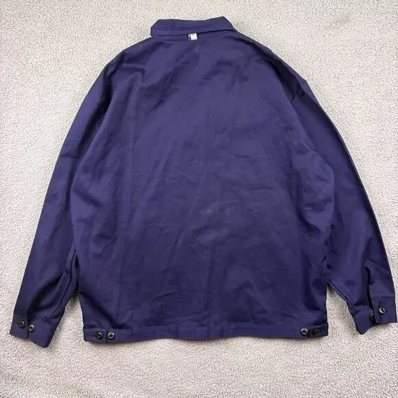 Big Bill Jacket Mens Extra Large Blue FR Indura Flame Resistant Work Wear Navy - Picture 3 of 16